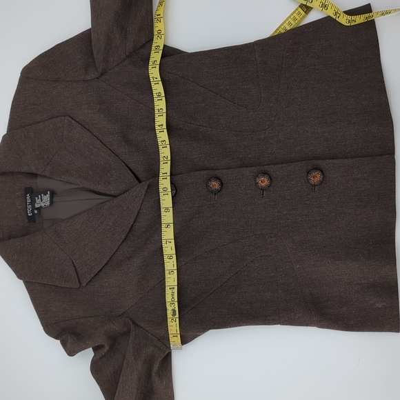 ETCETERA Brown Wool Blazer | Vintage Style - Picture 5 of 12